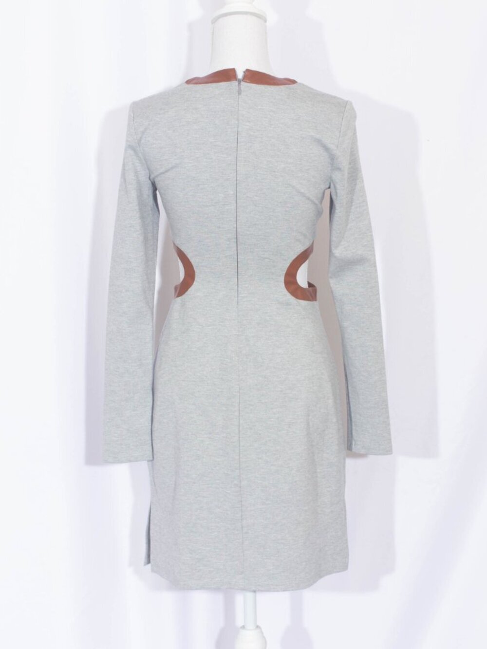 STAUD Dolce Cut Out Jersey Bodycon Mini Dress Size S - Picture 4 of 10